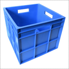 Vinyl Storage Crate - Heavy Duty Plastic - BLUE (PICK UP ONLY)