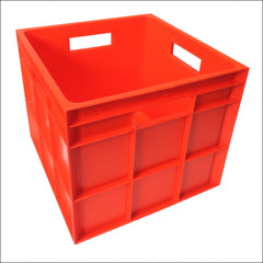 Vinyl Storage Crate - Heavy Duty Plastic - RED (PICK UP ONLY)