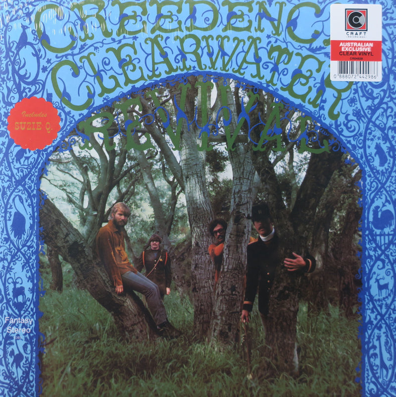 CREEDENCE CLEARWATER REVIVAL s/t CLEAR Vinyl LP