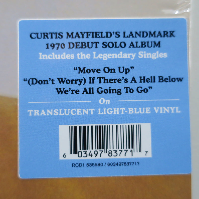 CURTIS MAYFIELD 'Curtis' LIGHT BLUE Vinyl LP (1970 Soul/Funk)