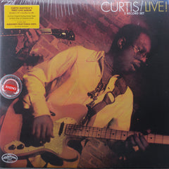 CURTIS MAYFIELD 'Curtis/Live!' BURGUNDY/FRUIT PUNCH Vinyl 2LP (1971 Soul/Funk)
