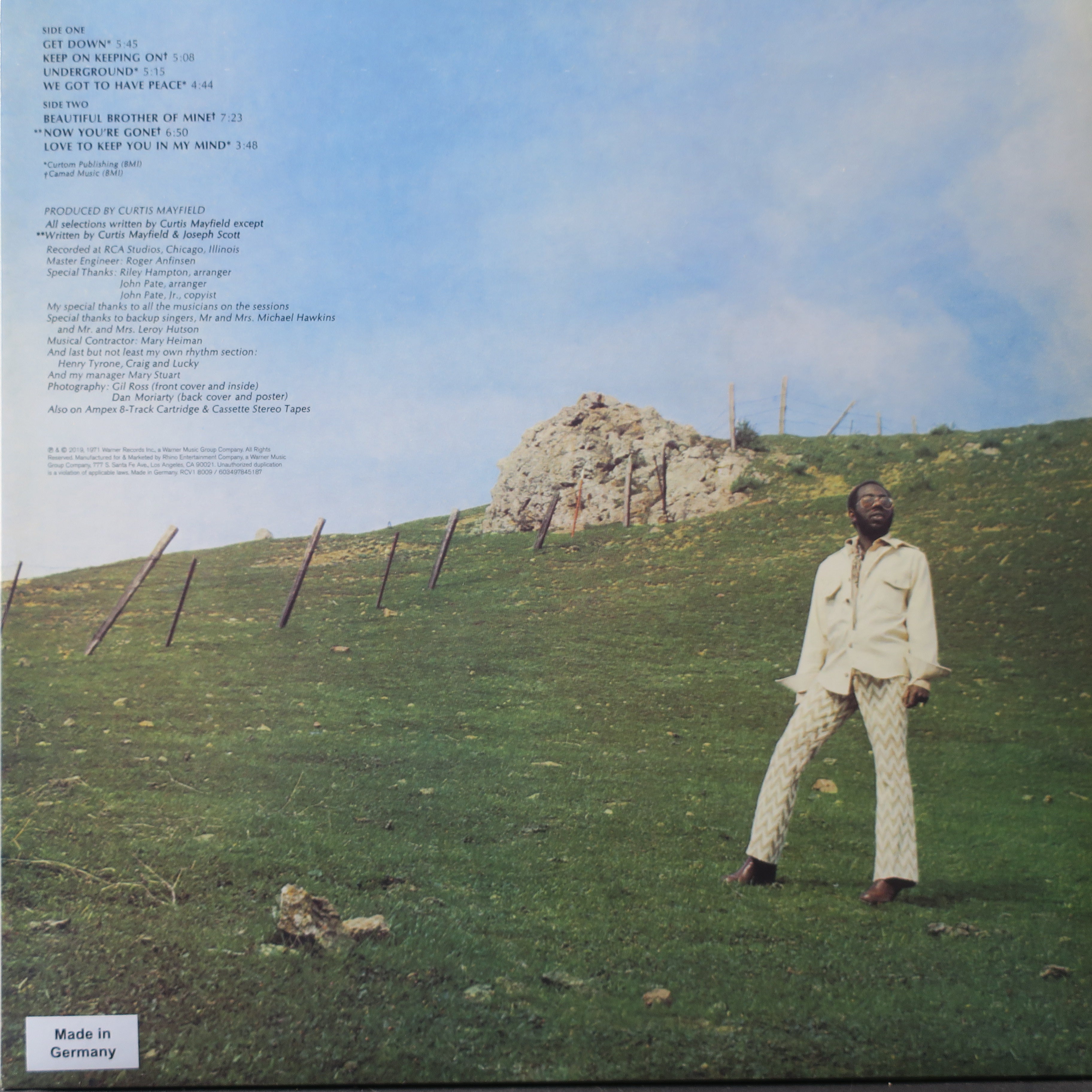 CURTIS MAYFIELD 'Roots' ORANGE Vinyl LP – GOLDMINE RECORDS PTY. LTD.