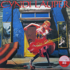 CYNDI LAUPER 'She's So Unusual' RED Vinyl LP