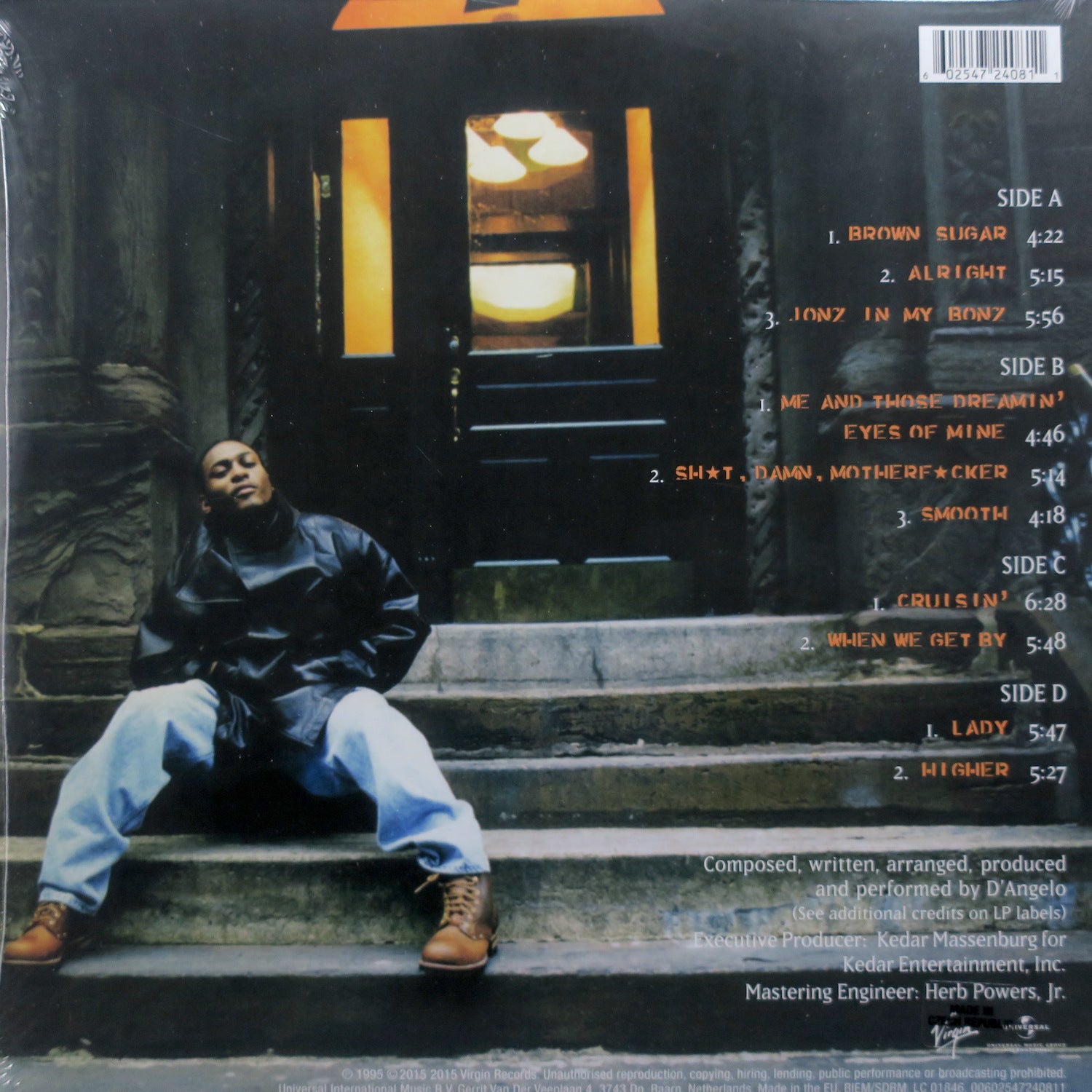 D´Angelo / Brown Sugar LPレコード 新品 ディアンジェロ D'Angelo