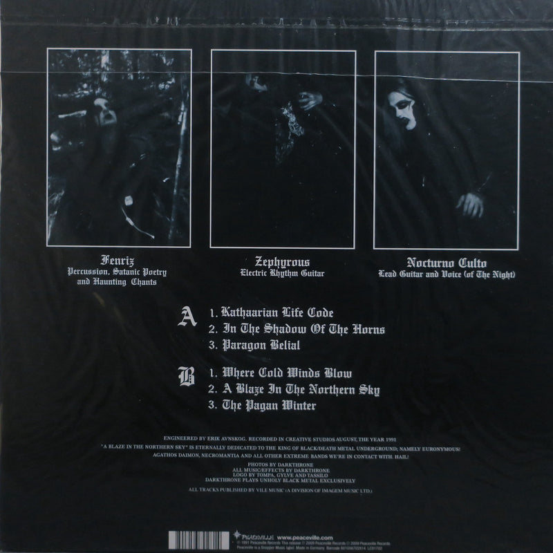 DARKTHRONE 'A Blaze in the Northern Sky' Vinyl LP