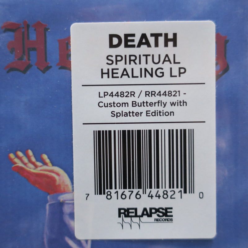 DEATH 'Spiritual Healing' BUTTERFLY SPLATTER Vinyl LP