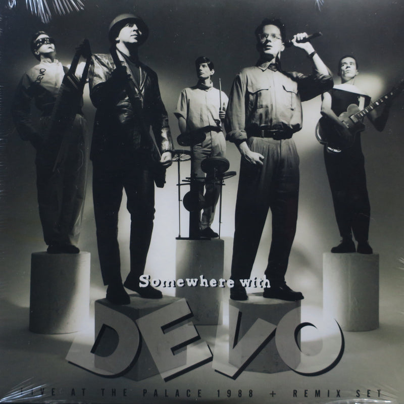 DEVO 'Somewhere With Devo' (Live 1988) CLEAR/RED/YELLOW Vinyl LP