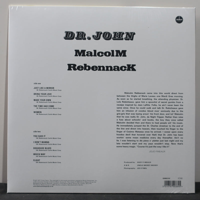 DR JOHN 'MalcolM RebennacK' RED/BLACK Vinyl LP