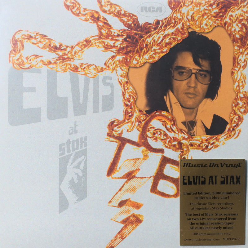 ELVIS PRESLEY 'Elvis At Stax' 180g BLUE Vinyl 2LP