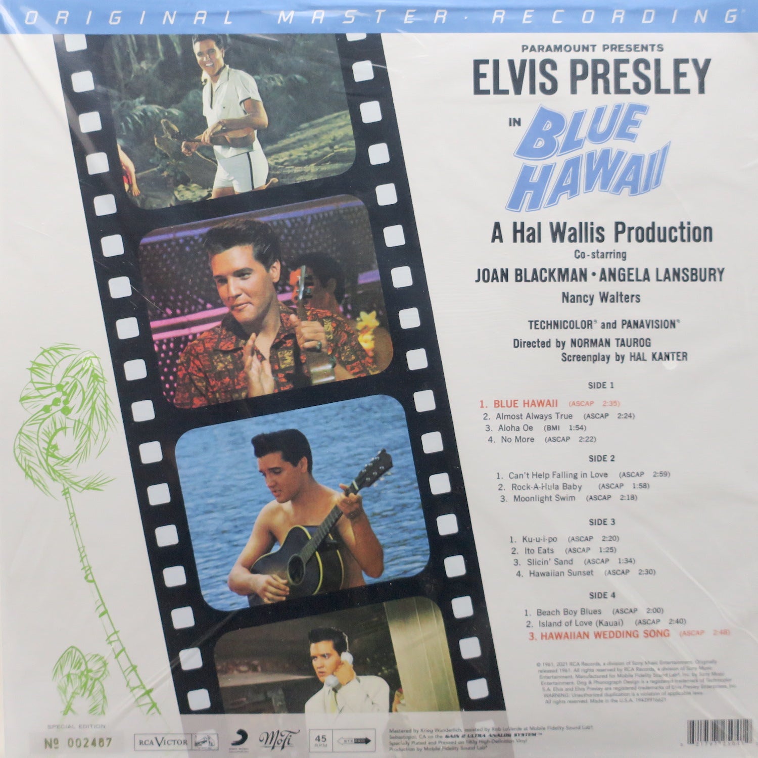 ELVIS PRESLEY 'Blue Hawaii' MFSL 45rpm 180g Vinyl 2LP – GOLDMINE
