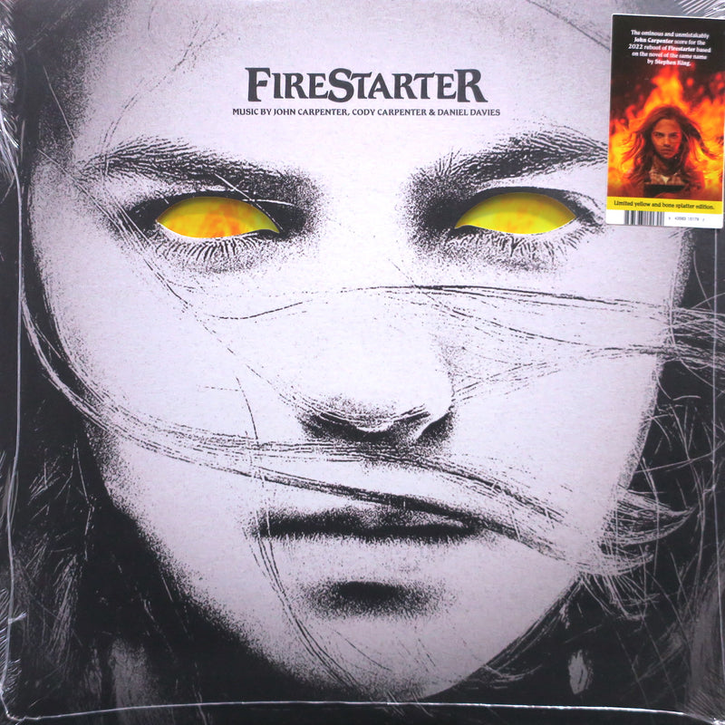 'FIRESTARTER' Soundtrack John Carpenter YELLOW/BONE Vinyl LP GOLDMINE