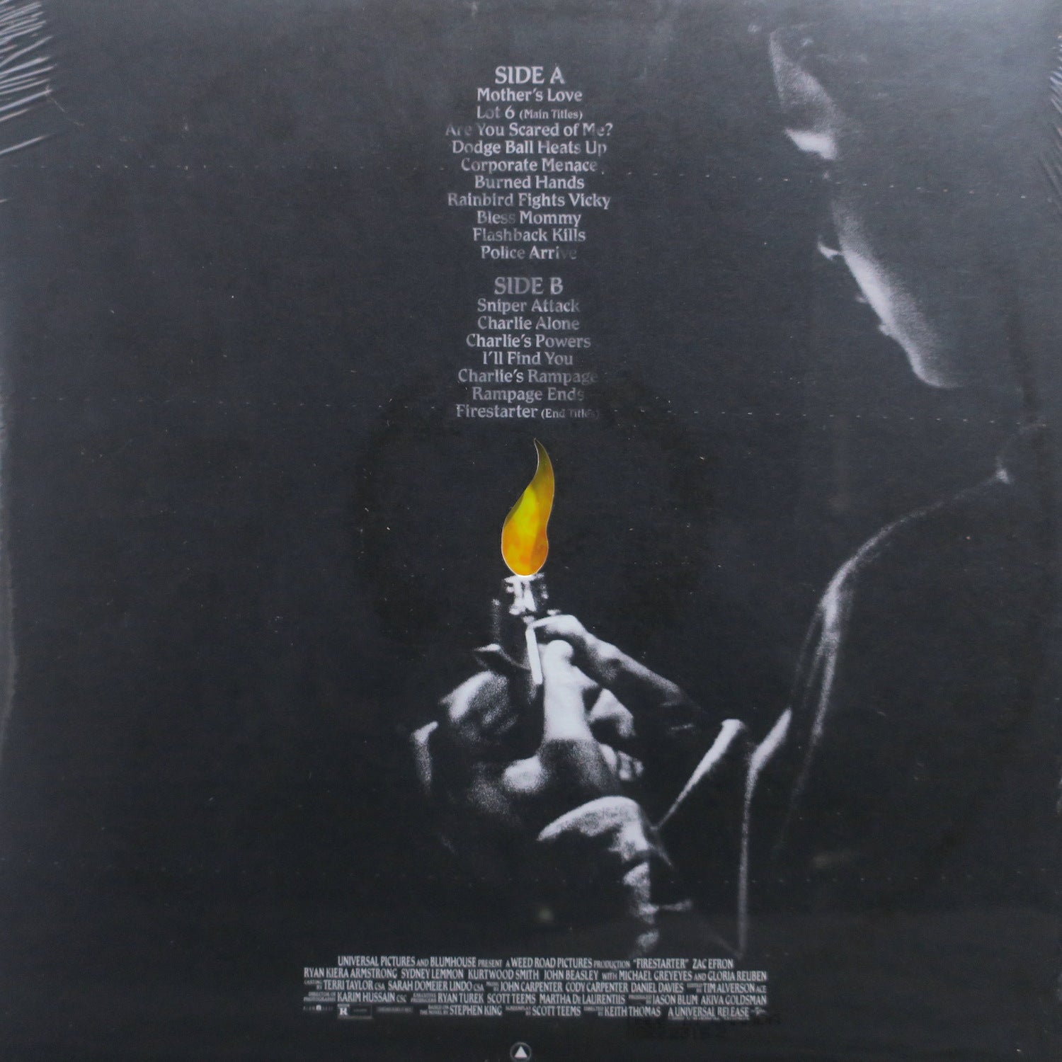 'FIRESTARTER' Soundtrack John Carpenter YELLOW/BONE Vinyl LP GOLDMINE