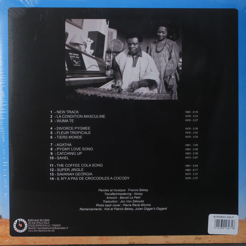 FRANCIS BEBEY 'African Electronic Music 1975-1982' Vinyl LP (Electronic/Soul/Funk/Folk)
