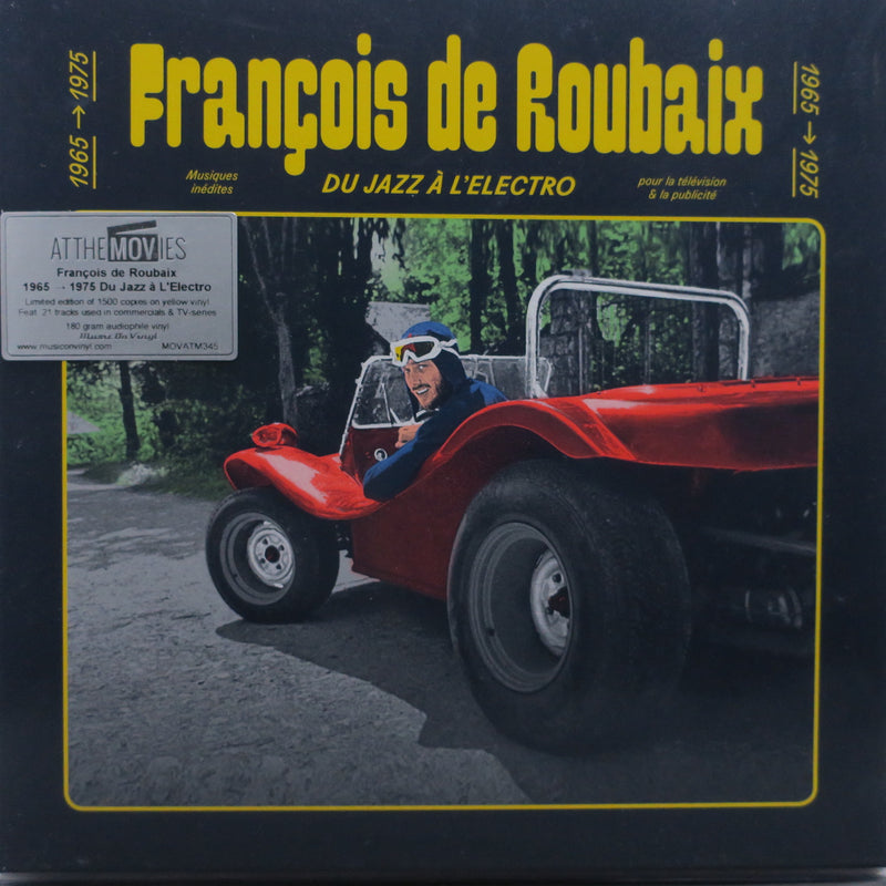 FRANCOIS DE ROUBAIX 'Du Jazz À L'Electro 1965-1975 ' 180g YELLOW Vinyl LP