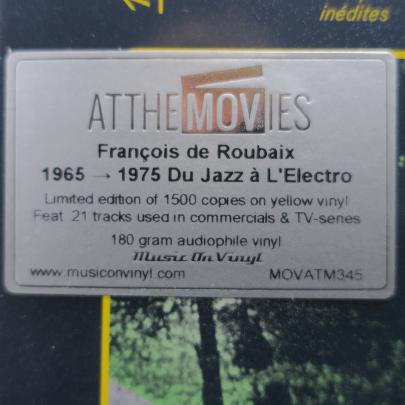 FRANCOIS DE ROUBAIX 'Du Jazz À L'Electro 1965-1975 ' 180g YELLOW Vinyl LP