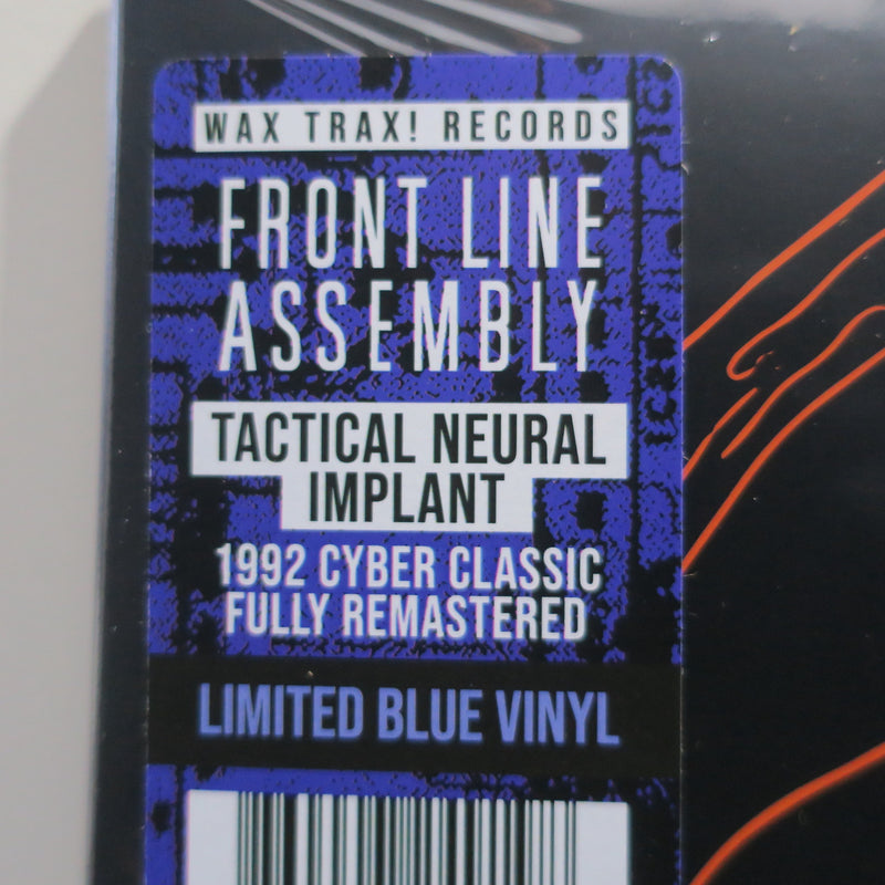 FRONT LINE ASSEMBLY 'Tactical Neural Implant' BLUE Vinyl LP (1992 Industrial/EBM)