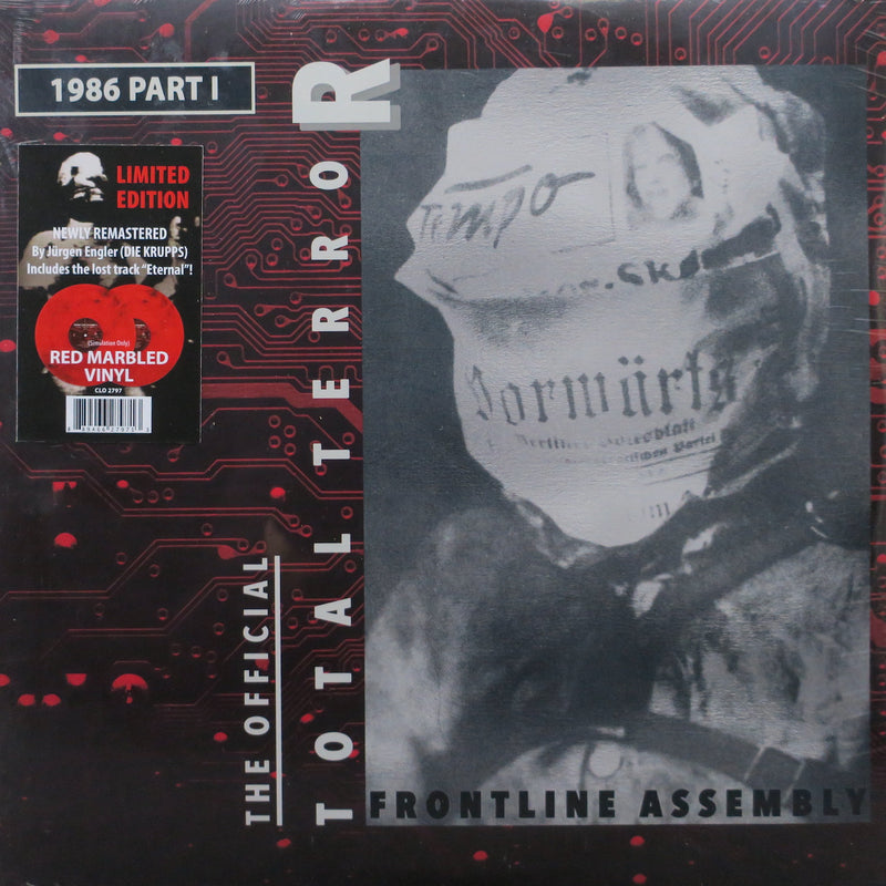 FRONT LINE ASSEMBLY 'Total Terror Part 1 - 1986' RED Vinyl 2LP