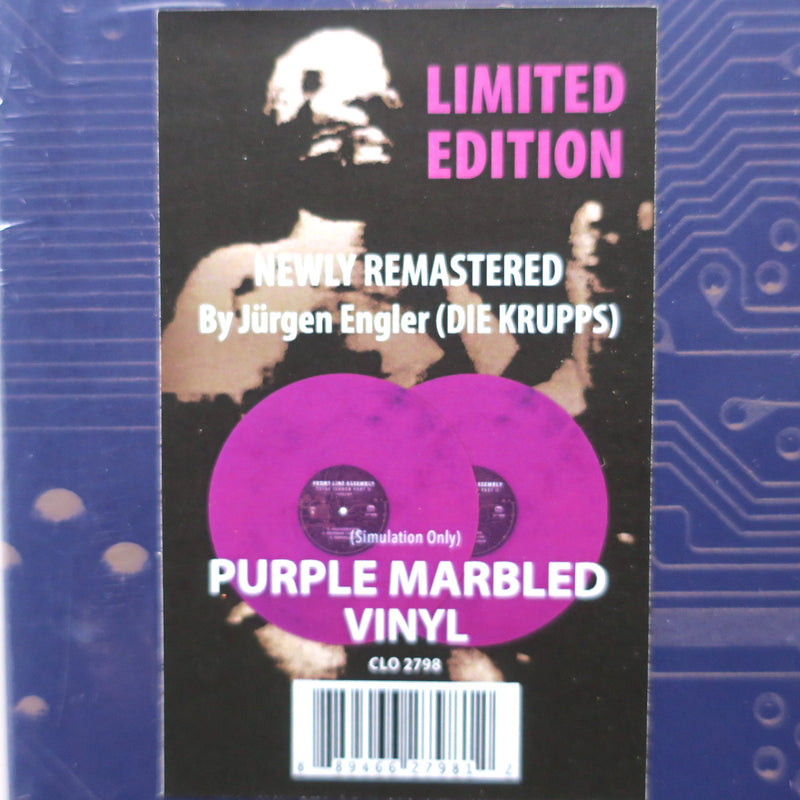 FRONT LINE ASSEMBLY 'Total Terror Part 2 - 1986/87' PURPLE Vinyl 2LP