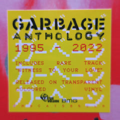 GARBAGE 'Anthology 1995-2022' YELLOW Vinyl 2LP