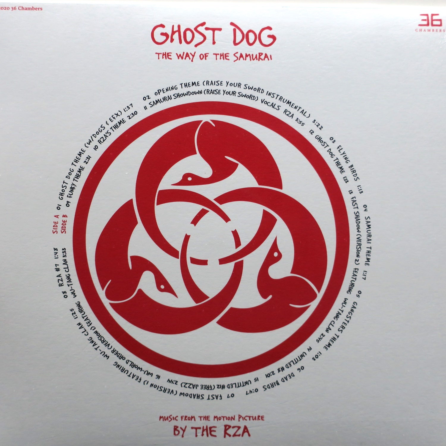 GHOST DOG: WAY OF THE SAMURAI' Soundtrack by RZA Vinyl LP