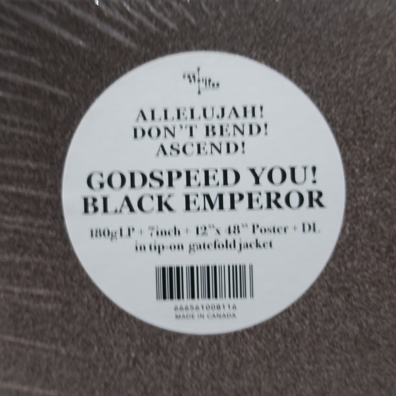 GODSPEED YOU! BLACK EMPEROR 'Allelujah! Don't Bend! Ascend!' 180g Vinyl LP + 7"
