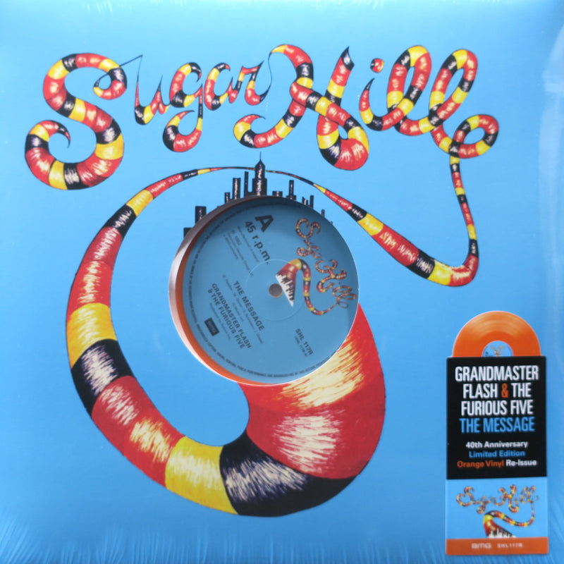GRANDMASTER FLASH & THE FURIOUS FIVE 'Message' ORANGE Vinyl 12"