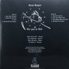 GRIM REAPER 'See You In Hell' GREY Vinyl LP (1983 Metal)