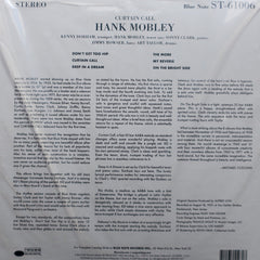 HANK MOBLEY 'Curtain Call' BLUE NOTE TONE POET 180g Vinyl LP