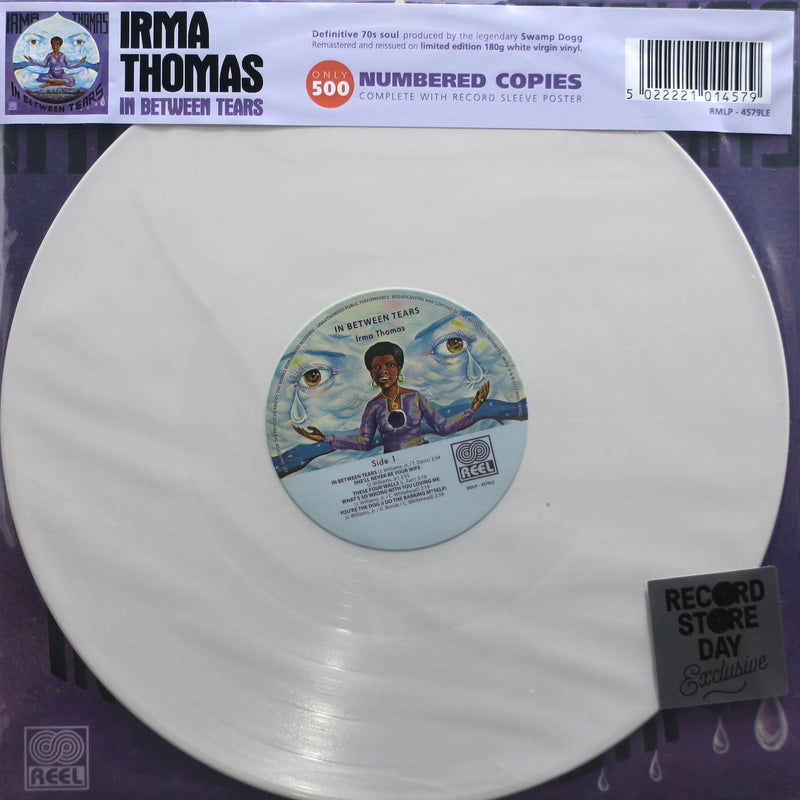 IRMA THOMAS 'In Between Tears' WHITE Vinyl LP RSD (1973 Soul)