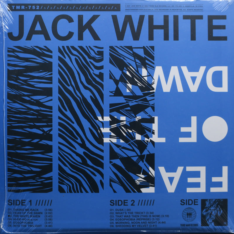 JACK WHITE 'Fear Of The Dawn' 'Astronomical' BLUE Vinyl LP