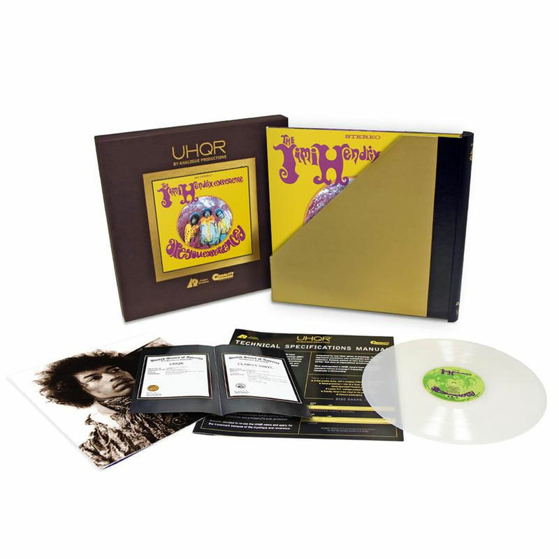 JIMI HENDRIX 'Are You Experienced' Analogue Productions UHQR 33rpm 200g CLEAR Vinyl LP Box