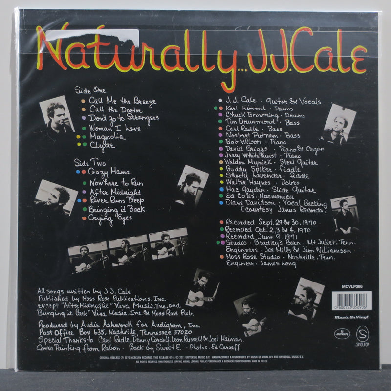 JJ CALE 'Naturally' 180g Vinyl LP (1971 Blues Rock)