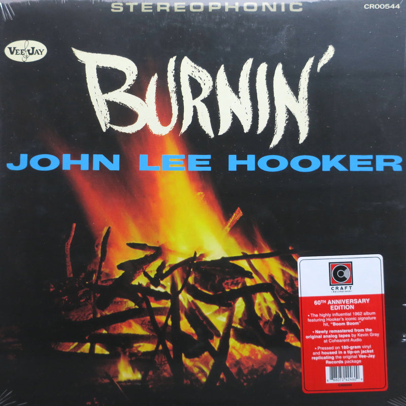 JOHN LEE HOOKER 'Burnin'' 60th Anniversary Remastered 180g Vinyl LP (Craft Recordings)