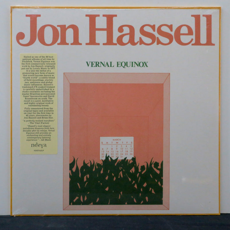 JON HASSELL 'Vernal Equinox' Remastered Vinyl LP (1978 Experimental: Ambient)
