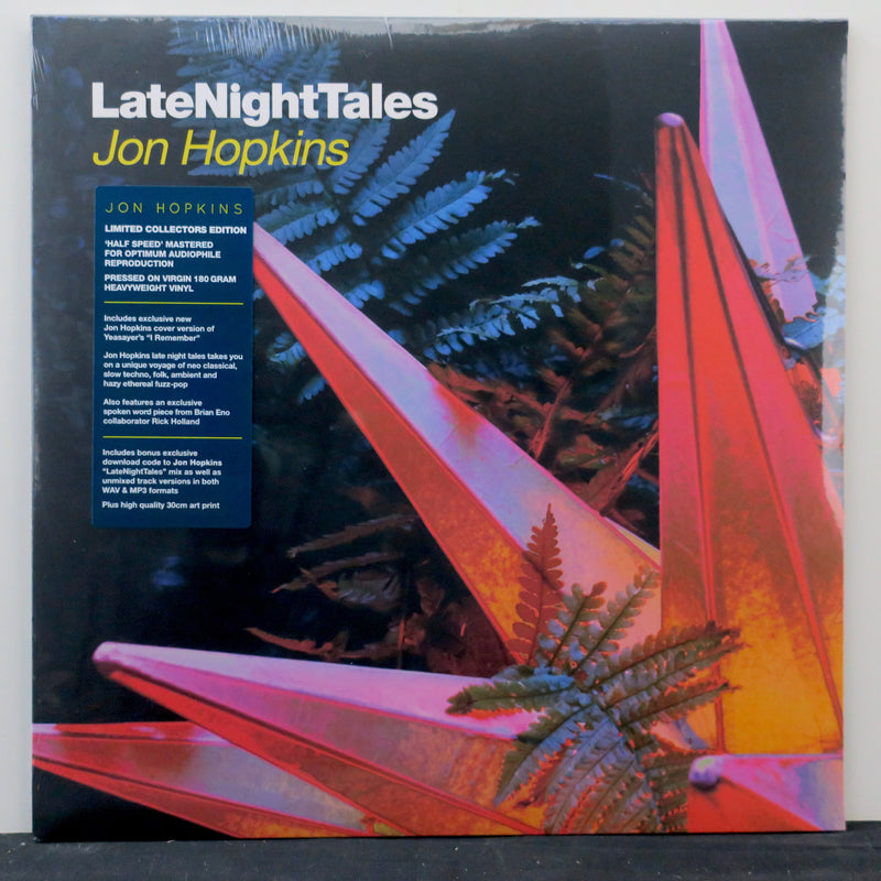 JON HOPKINS 'Late Night Tales' 180g Vinyl 2LP