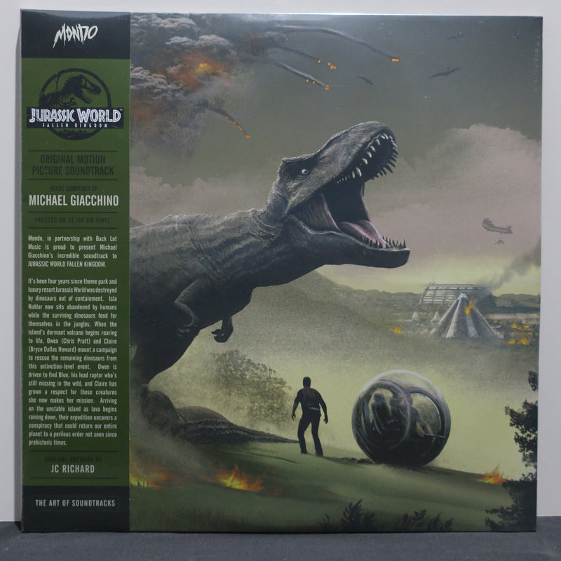 'JURASSIC WORLD: FALLEN KINGDOM' Soundtrack 180g Vinyl 2LP