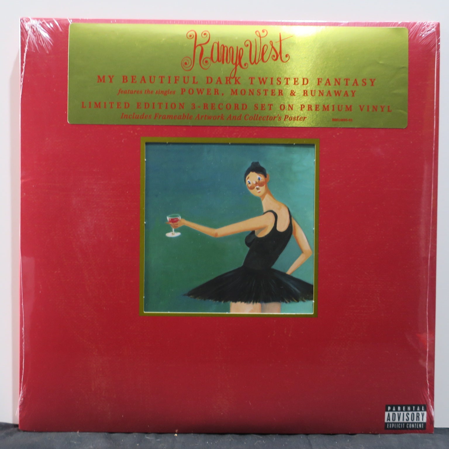 KANYE WEST 'My Beautiful Dark Twisted Fantasy' Vinyl 3LP