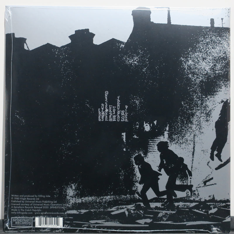 KILLING JOKE s/t BLACK/CLEAR Vinyl LP
