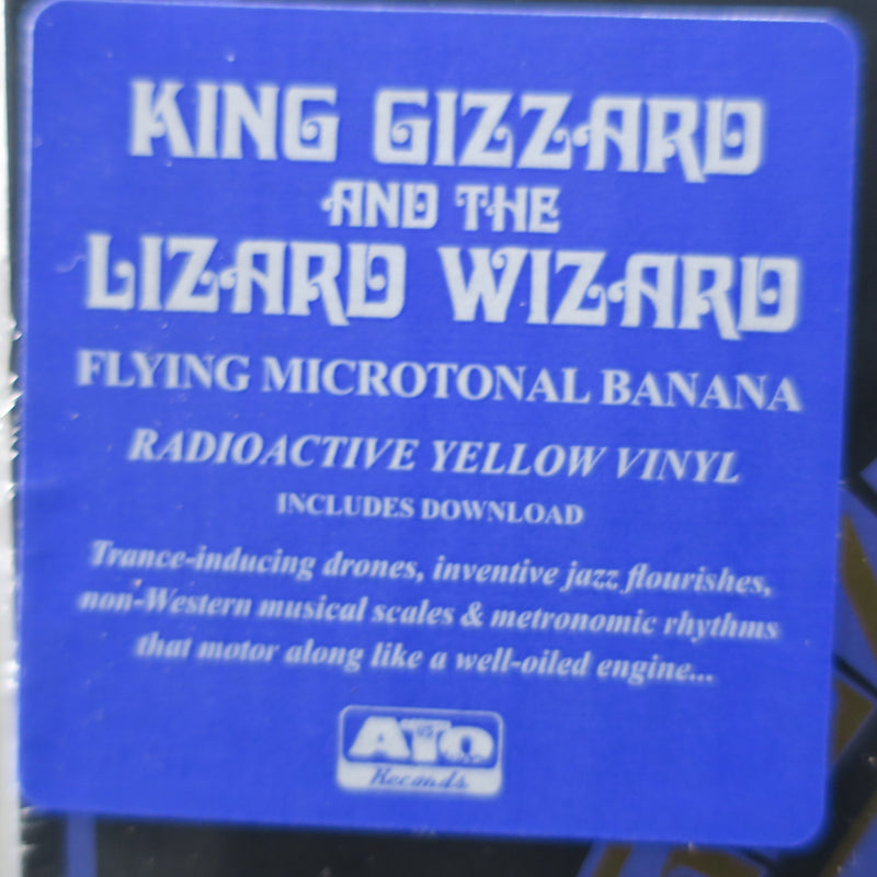 KING GIZZARD & THE LIZARD WIZARD 'Flying Microtonal Banana' RADIOACTIVE YELLOW Vinyl LP