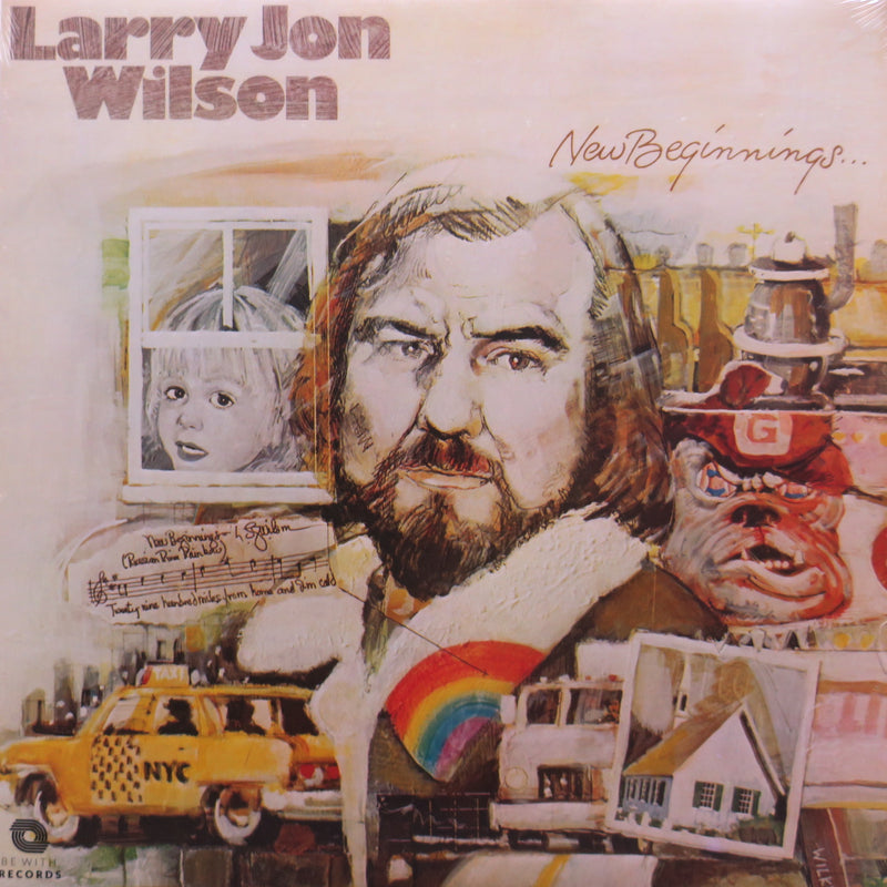 LARRY JON WILSON 'New Begingings' Vinyl LP (1975 Soul/Country)