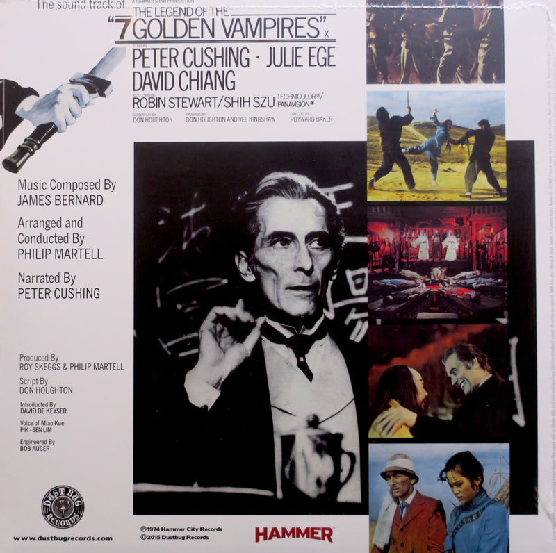 'LEGEND OF THE 7 GOLDEN VAMPIRES' Soundtrack 180g RED/BLACK Vinyl LP