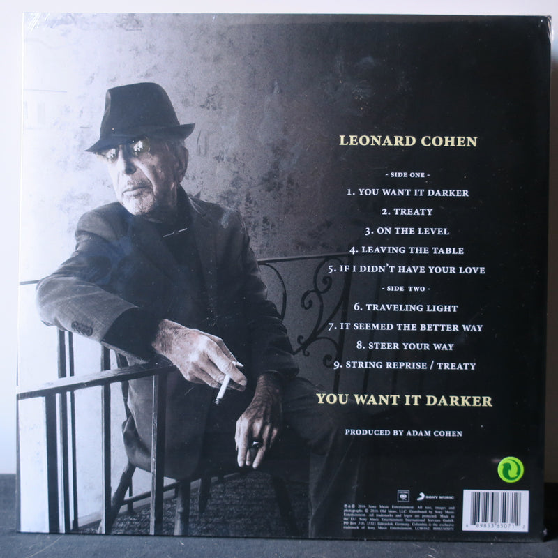 LEONARD COHEN 'You Want It Darker' Vinyl LP