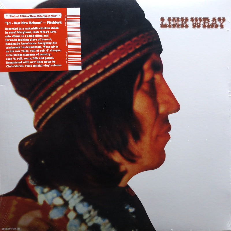 LINK WRAY s/t RED/ORANGE/GREEN Vinyl LP (1971 Country Rock)