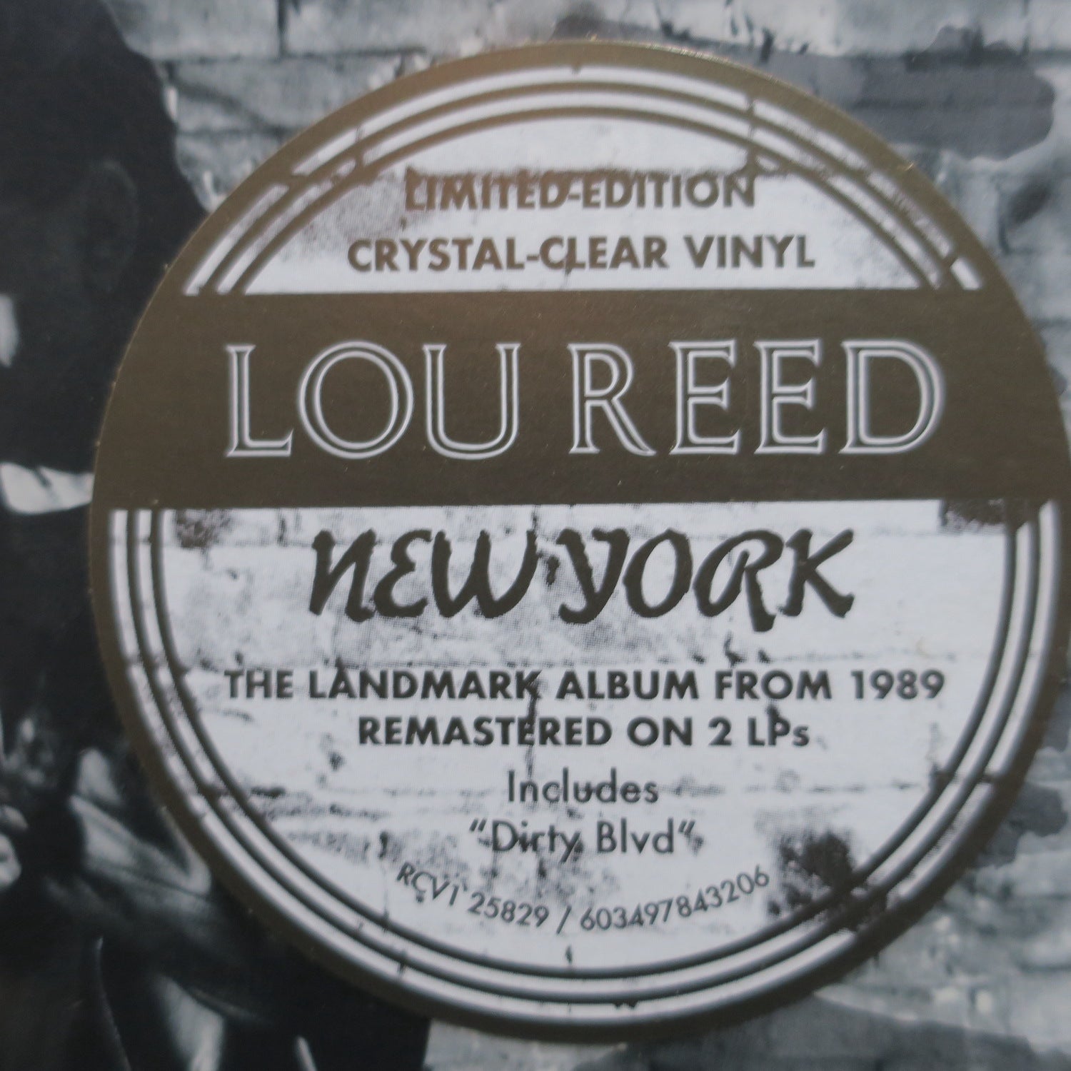 LOU REED 'New York' Remastered CLEAR Vinyl 2LP – GOLDMINE