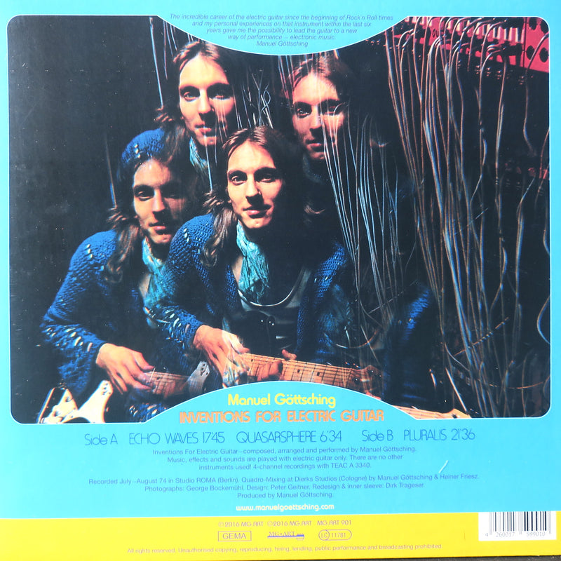 MANUEL GOTTSCHING 'Inventions for Electric Guitar' Vinyl LP (1979 Krautrock/Ambient)