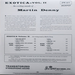 MARTIN DENNY 'Exotica Vol. 2' GREEN Vinyl LP (1957 Exotica/Lounge)