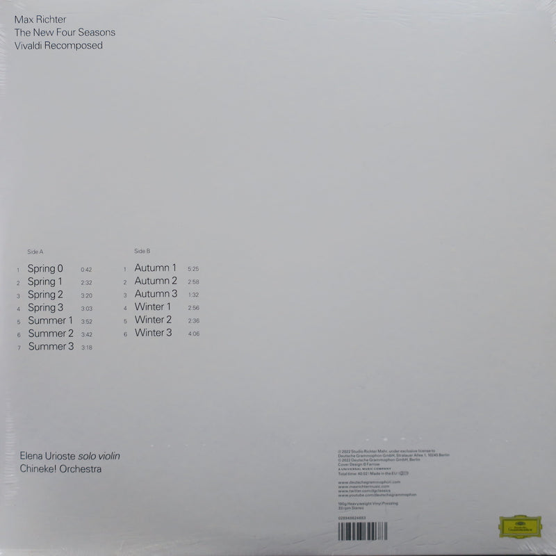 MAX RICHTER 'New Four Seasons - Vivaldi Recomposed' Vinyl LP