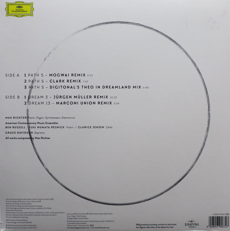 MAX RICHTER 'Sleep (Remixes)' 180g Vinyl LP