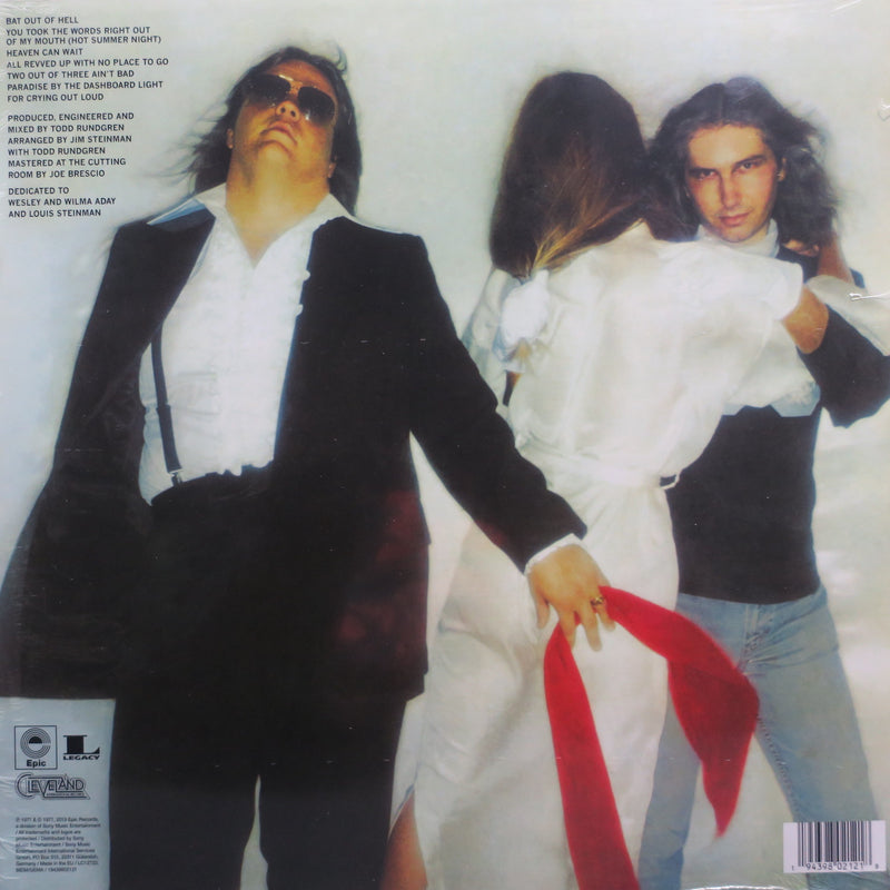 MEAT LOAF 'Bat Out Of Hell' CLEAR Vinyl LP