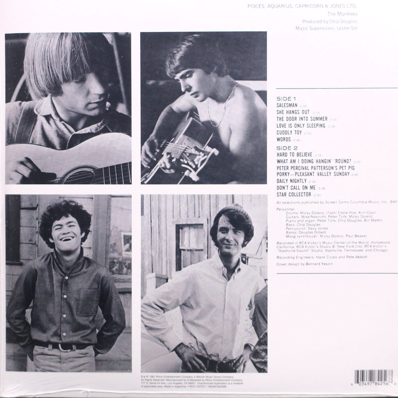 MONKEES 'Pisces, Aquarius, Capricorn & Jones' GREEN Vinyl LP